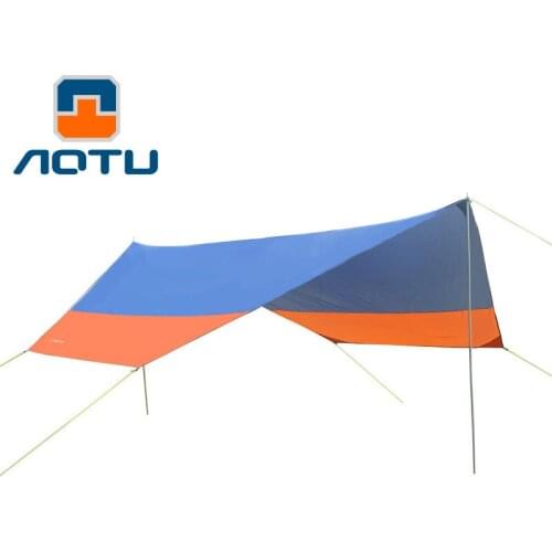 UV Rainproof Awning Large Outdoor Tent Camping Tent to Its Mat Sheds Canopy AT6515 sunshade shelter waterproof tarp