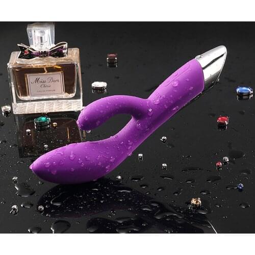 Dildo Rabbit Vibrator Erotic G-spot Masturbator Sex Toys 30 Frequency Dual Vibrating Anal Vagina Massage Vibrators For Women