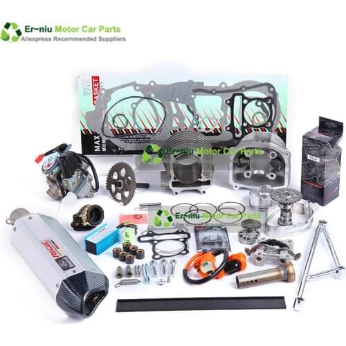 GY6 125 150cc upgrade 180cc add power 30% ,Racing Camshaft CDI Muffler Performance Exhaust ,Oil pump and Gear