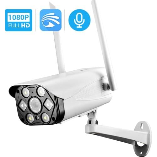 HD 1080P Yoosee Wifi Camera Wired Wireless ONVIF IP Camera Waterproof Dual Light Email Alert Two Way Audio Color Nightvision