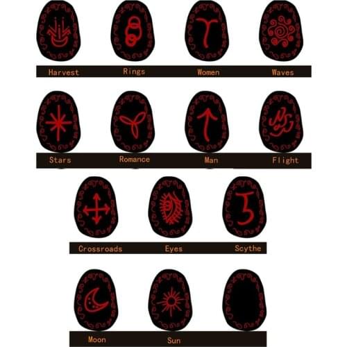 Rune Divination Casting Silicone Mould DIY Crafts Plaster Soap Making Tool Crystal Epoxy Resin Mold