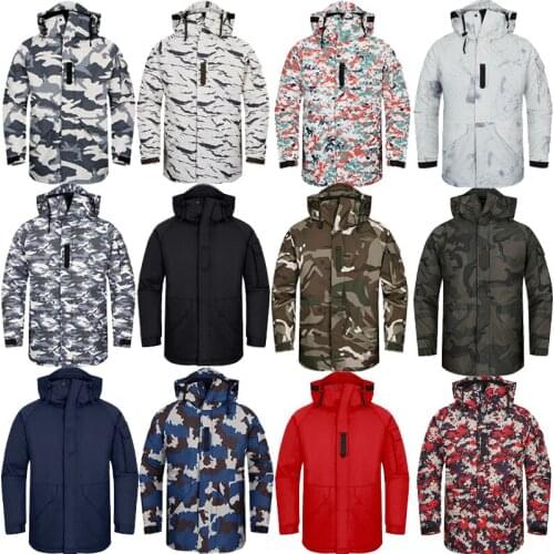 New Premium "SouthPlay" Winter Season Waterproof 10,000mm Warming Ski & Snowboard White Sand Army Military Jackets