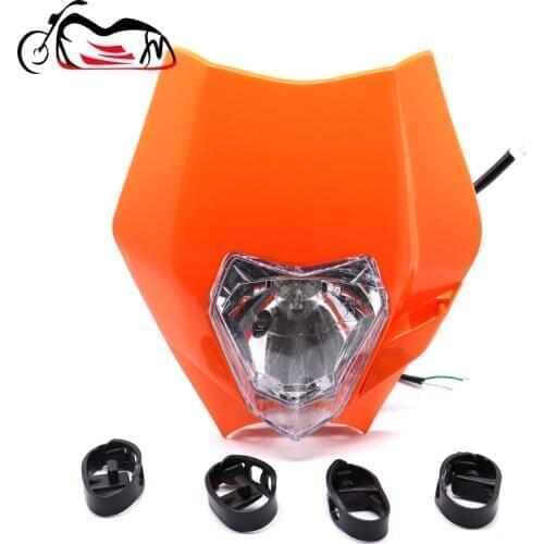 Headlight Mask For EXC 125 200 250 300 400 450 500 530 XC EXC-F XCF-W 690 ENDURO R Motorcycle Accessories Headlamp Assembly
