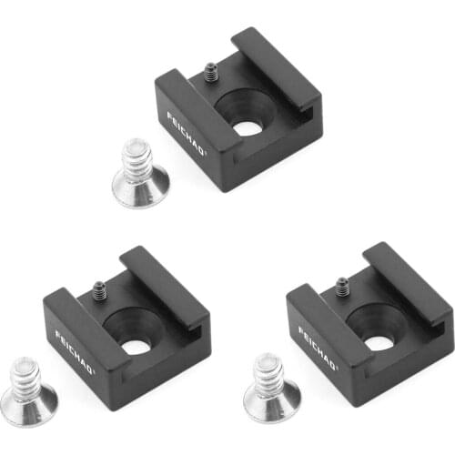 Koude Schoen Mount Adapter Metal 1/4 "Schroef Voor Dslr Camera Kooi Bracket Umbrella Holder Flash Lights Trigger cold Shoe Seat