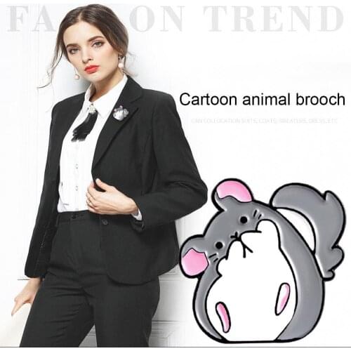 Cute Cartoon Enamel Pins Hedgehog Otter Penguin Dragon Badge Brooch Custom Lapel pins Colored Decorative Shirt Bag Jewelry Gift