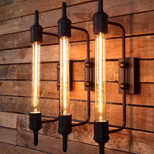 Nordic loft retro personality headlight aisle balcony corridor staircase steam tube wall lamp restaurant bar club cafe light bra
