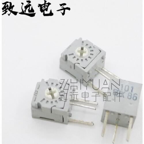 Original new 100% 25RXR100 101 100R side adjustable precision trimming potentiometer adjustable resistance (SWITCH)