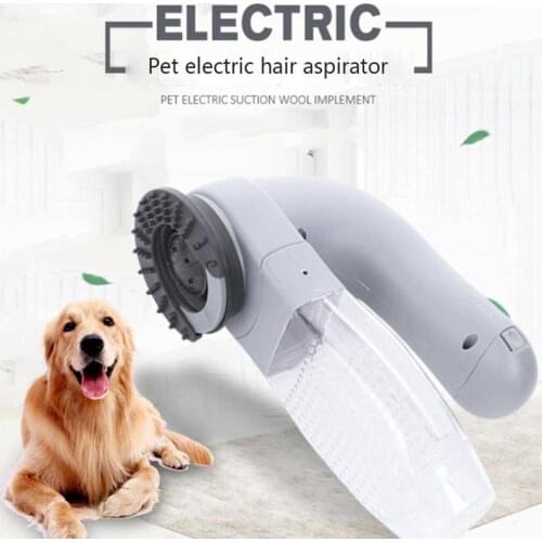 Portable Electric Pet Hair Suction Device Pet Massage Cleaning Vacuum Cleaner Cat And Dog Cleaning Supplies