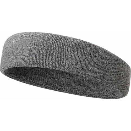 E56D Women/Men Cotton Elastic Sweatband Sport Headband Running Fitness Head Band Hair Bandage Cycling Prevent Sweat Band