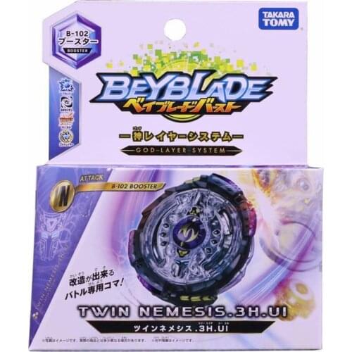 TAKARATOMY Beyblade Burst GOD Layer System B-102 TWIN NEMESIS.3H.UI Arena bey blade bayblade Top Spinner Toy for Children
