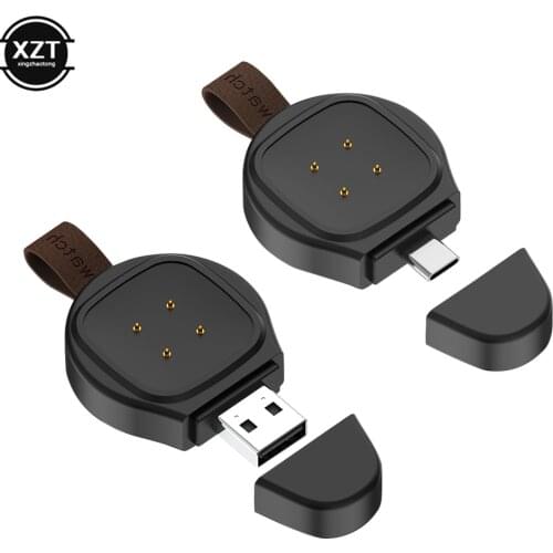 USB/Type C Quick Charger For Fitbit Versa3/sense Smart Watch Charger Portable Wireless Magnetic Charging Base Charge Station
