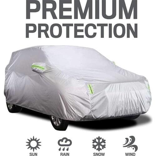 Waterproof car covers outdoor sun protection cover for car reflector dust rain snow protective suv sedan Car Cover