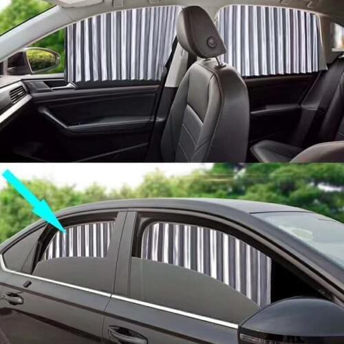 For Hyundai Santa Fe 2019 2020 Car Shade Front Rear Side Window Sun Shade Sunscreen Anti-mosquito Curtain Cloth Car Accessoriies