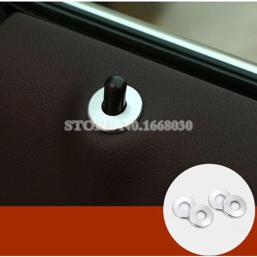 Interior Door Lock Pin Pins Trim Cover 4pcs For Mercedes Benz E Class W213 S213 2017-2020 Car accesories interior Car decoration