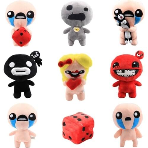 Anime Cartoon The Binding of Isaac Plush Toys Afterbirth Rebirth Game Cartoon ISAAC Soft Stuffed Toys 10cm-30cm
