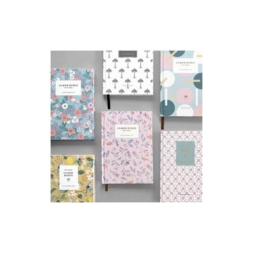 Breif My Life Theme Hardcover Notebook 320P Blank/Lined Paper 130mm*185mm DIY Diary Planner Agenda Gift