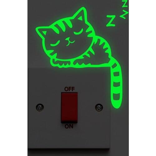 Toilet Fluorescent Wall Sticker - Bathroom Luminous Sticker - Removable Toilet Sticker Decoration