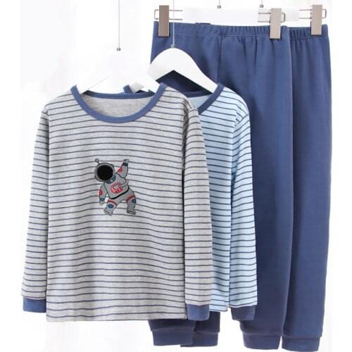 Menoea Kids Boys Sleepwear Pyjamas Children Baby Girls Autumn Cotton Pajamas Cartoon Clothes Suits Nightwear Pijama Infantil