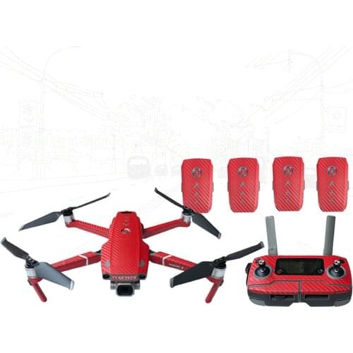 Carbon Fiber Sticker for DJI Mavic 2 Pro/Zoom Body SKin+Arm+Battery+Remote Controllers Full Set of Stickers Accessories