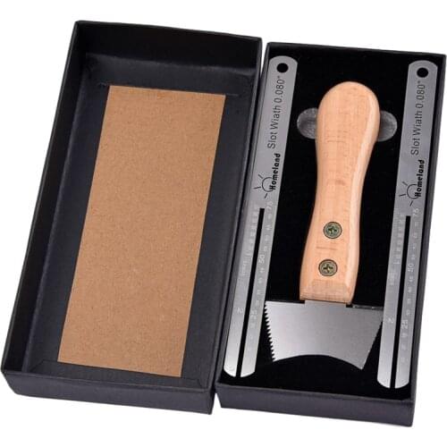 New Guitar Fret Wire Groove Protector Ruler Fingerboard Replace Tool Set Protect Fingerboard Replace Tool Set