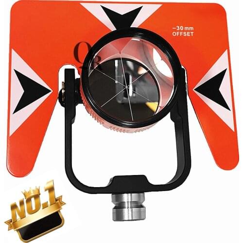 2020 NEW Red Single Prism With Soft Bag Fit For Nikon Sokkia Topcon South Total Station Surveying