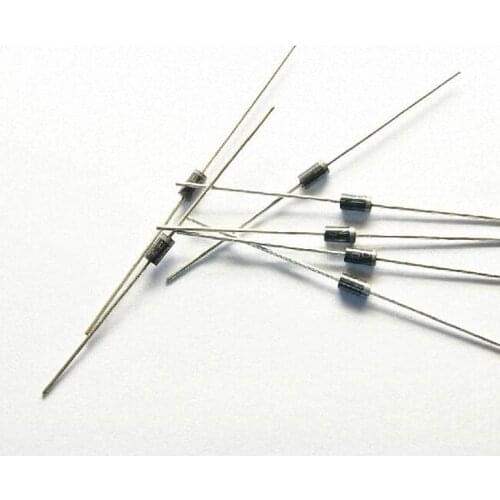 New 100 pcs 1N4004 Rectifier Diode DO-41 400V 1A