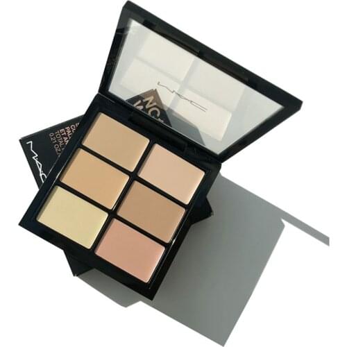 New Professional 6 Color Face Concealer Palette Make Up Cream Camouflage Foundation Cosmetic Palettes Makeup Concealer