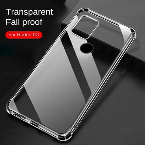 Shockproof Airbag TPU Case for Xiaomi Redmi 9C Clear Transparent Covers for Xiomi Redmi 9 9A Silicone TPU Case Xaomi Redmi9