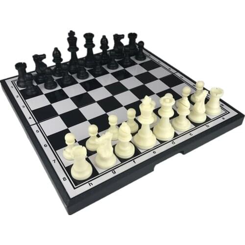 Strong Magnetism Extra Large Plastic Magnetie Chess Set Chess Board Game Entertainment Chess Pieces Christmas Birthday Gift