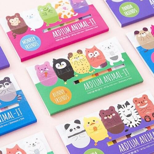1 PCS New Lovely Cartoon Fat Animal Notepad Note Book Memo Pads Sticky Notes Memo Set Gift Stationery Office Stationery Supplies