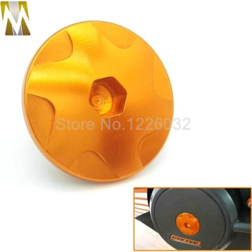 1 Set Motorcycle Orange Aluminum Car Engine Cover Camshaft Plug For KTM DUKE 200/390