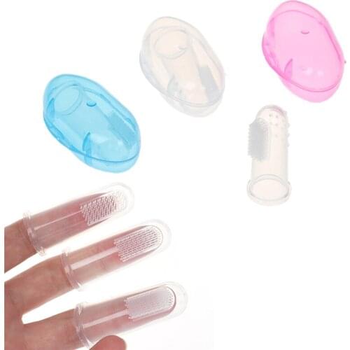 1pc Rubber Pet Finger Toothbrush Dog Toys Clean Teeth Pet Accessories Pet Supplies