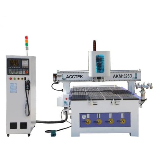 AccTek ATC 10 Tools Disk Wood Cnc Router for Door Furniture 1300*2500MM