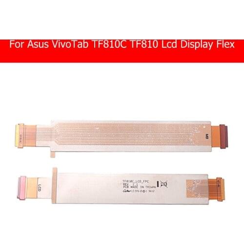 100% Genuine LCD Panel Flex Cable For Asus VivoTab TF810C LCD Display PCB For Asus VivoTab TF810C_LCD_FPC Rev 1.1 flex cable