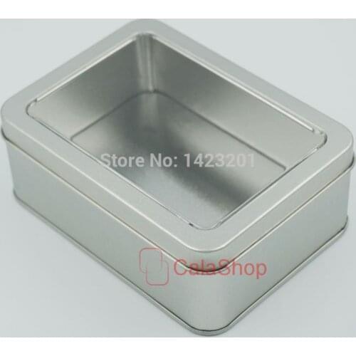 2 Pcs / Lot 62mm Square Empty Tinplate Iron Tin Tins Storage Spice Case Container Small Box