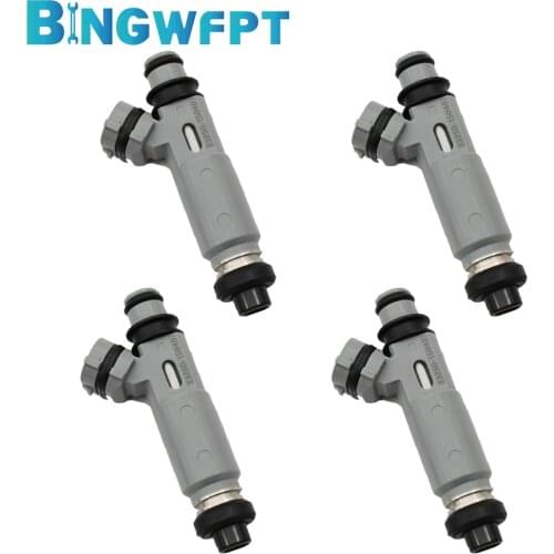 4PCS Nozzles For Toyota Corolla AE11 4AFE Soluna AL50 Corona Corolla 1.6L 4A-FE 1997~1999 23250-15040 23209-15040 Fuel Injector