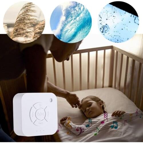 White Noise Machine USB Rechargeable Timed Shutdown Sleep Sound Machine For Sleeping & Relaxation For Baby Adult Office Travel