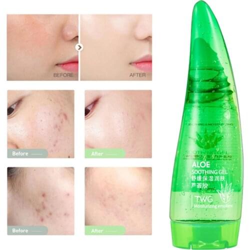 Pure Natural Aloe Vera Gel Wrinkle Removal Moisturizing Anti Acne Anti-sensitive Oil-Control Aloe Vera Sunscreen Cream Day Cream