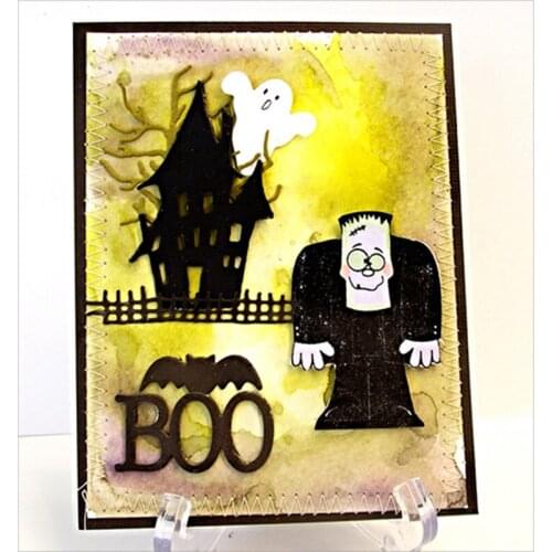 Eeek! BOO Metal Cutting Dies New Stencils for DIY Scrapbooking DIY Paper Cards Craft Making and Craft Fun Decoration