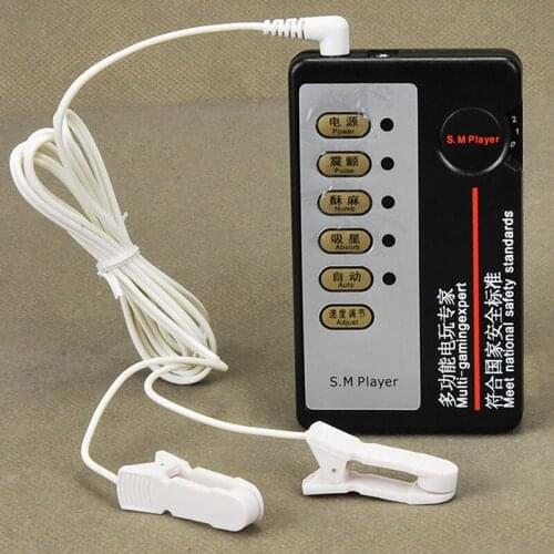 Electro Nipple Clamps Breast Stimulation Pussy Clamp Electric Sex Shock Electro Pulse Stimulator Orgasm Massage Erotic Adult Toy