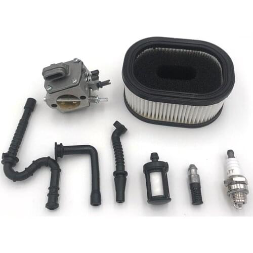 HUNDURE Air Fuel Oil Filter Oil Fuel Hose Spark Plug Carburetor Kit For Stihl 044 461 046 MS440 MS460 Chainsaw Parts