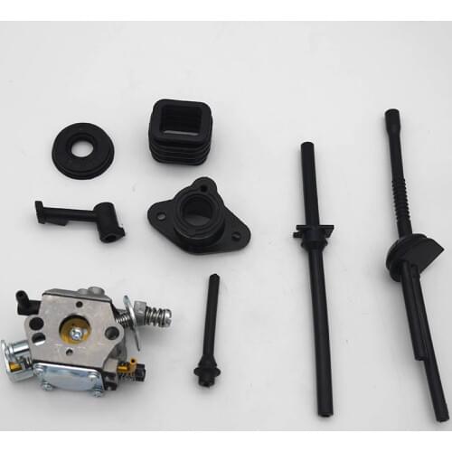 Carburetor Carb Fuel Oil Line Fit For Chinese Chainsaw 2500 25cc Garden Gas Chain Saw Spare Parts