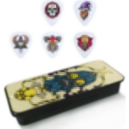 115t iron box guitar pick box 5 piece suit 0.73 guitar pinpiece box Collection Guitar Pick