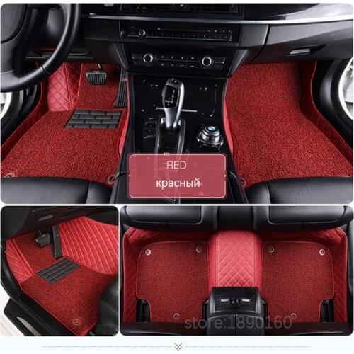 Custom car floor mats for Fiat All Models Ottimo 500 Panda Punto palio Linea Sedici Viaggio Bravo Freemont car styling foot mat