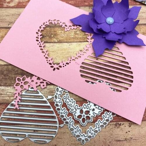 LOVE frame dies DIY Scrapbooking Photo Album Paper Card Craft Cute Embossing Metal Cutting Dies Stencils Scrapbooking