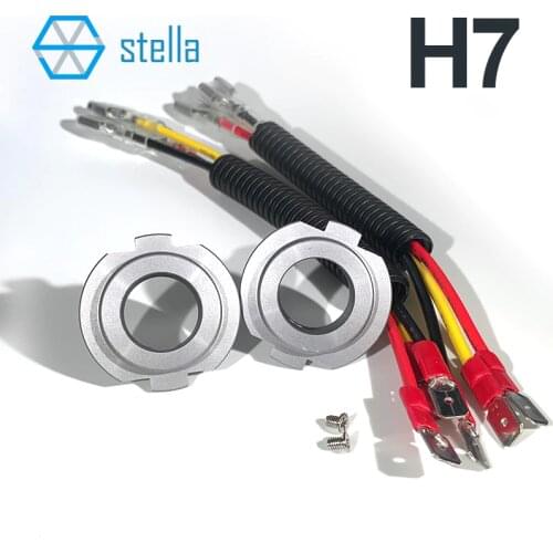 G7 Mini-lens H4/H7 adaptor and spare wire changing H4 H7 socket to each other common used adapter for mini lens projector bulb
