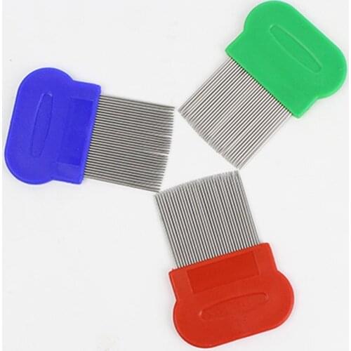 1pc Pet Flea Lice Cleaning Comb Dog Flea Remover Brush Anti Flea Dog Comb Stainless Steel Lice Comb for Cats Dogs Pet Supplies
