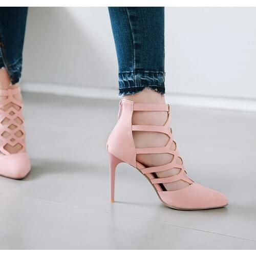 Big Size 11 12 13 14 high heels sandals women shoes woman summer ladies Pointed Package toes cingulate Fine with sandals