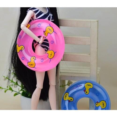 10Pcs Dolls Accessory Swimming Buoy Lifebelt Ring For Barbie Doll Accessories Baby Girl Dollhouse Toys best gift