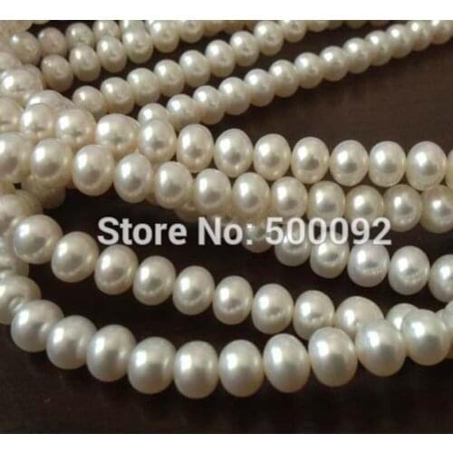 Wholesale AAA fine 6-7MM real freshwater pearl strings